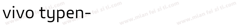 vivo typen字体转换